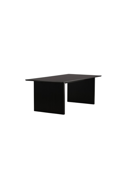 Matbord Vail, 200 × 100 cm, Svart