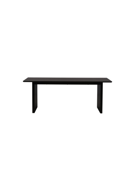Matbord Vail, 200 × 100 cm, Svart