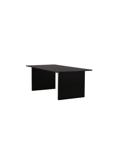 Matbord Vail, 200 × 100 cm, Svart
