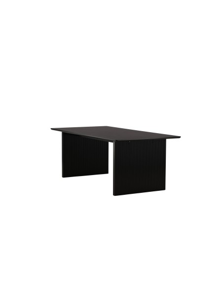 Matbord Vail, 200 × 100 cm, Svart