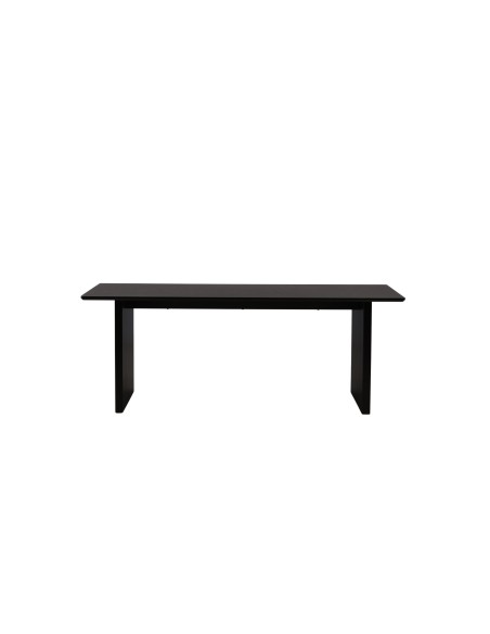 Matbord Vail, 200 × 100 cm, Svart