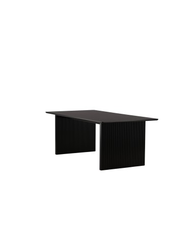 Matbord Vail, 200 × 100 cm, Svart