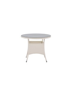 Runt matbord Volta, Ø90 cm, Vit