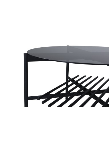 Runt soffbord Von Staf, Ø80 cm, Svart