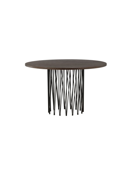 Runt matbord Stone, Ø120 cm, Mocca