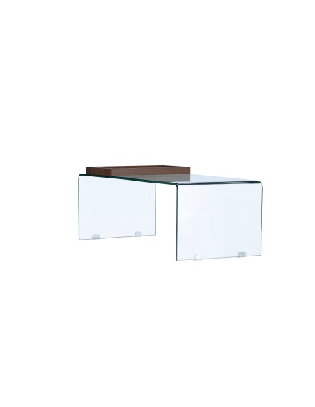 Soffbord Telemark, 110 × 50 cm, Transparent