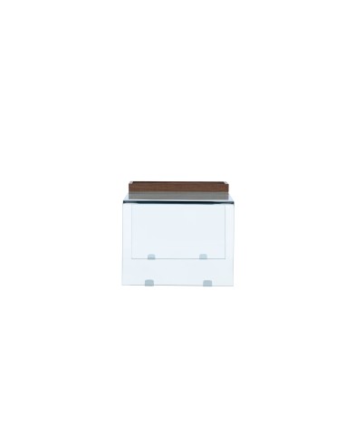 Soffbord Telemark, 110 × 50 cm, Transparent