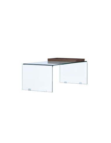 Soffbord Telemark, 110 × 50 cm, Transparent
