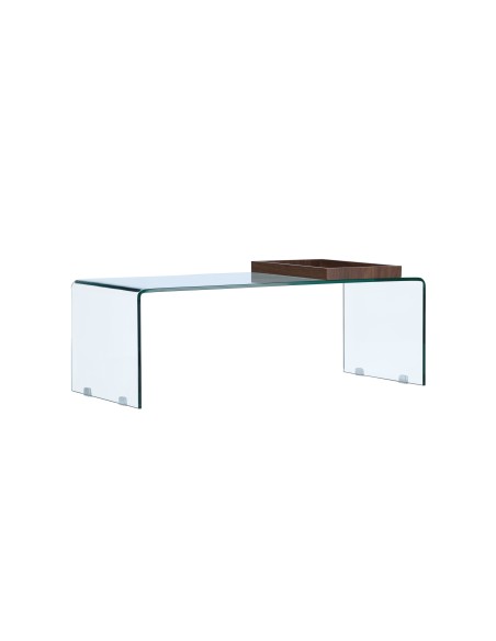 Soffbord Telemark, 110 × 50 cm, Transparent