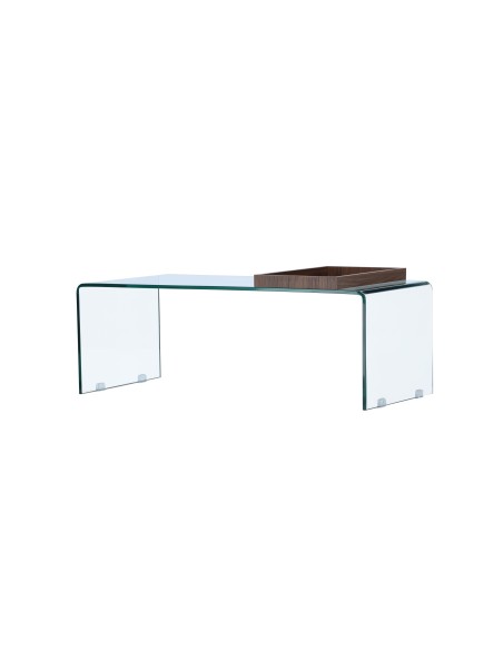 Soffbord Telemark, 110 × 50 cm, Transparent