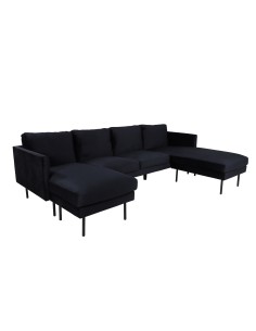 Soffa Zoom Divansoffa, Svart 2