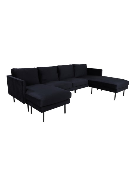 Soffa Zoom Divansoffa, Svart