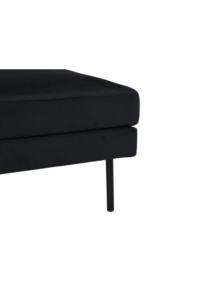 Fåtölj Zoom Ottoman, 85 × 64 cm, Svart