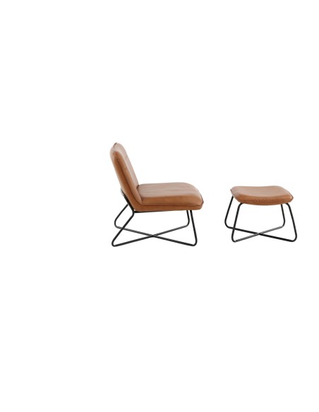 Fåtölj X, 74 × 64 cm, Brun