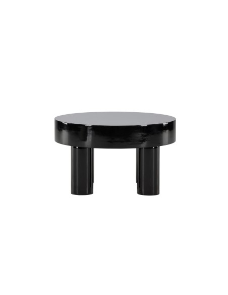 Runt soffbord Varberg, Ø60 cm, Svart