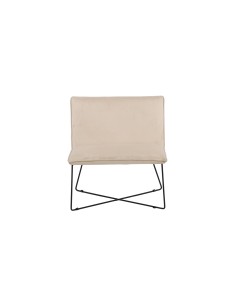 Loungestol X-lounge, 62 × 72 cm, Beige