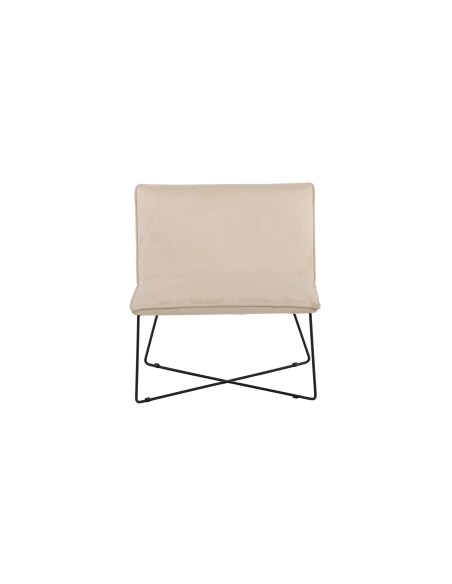 Loungestol X-lounge, 62 × 72 cm, Beige
