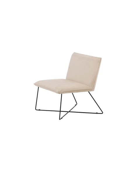 Loungestol X-lounge, 62 × 72 cm, Beige