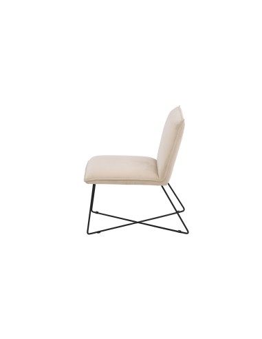 Loungestol X-lounge, 62 × 72 cm, Beige