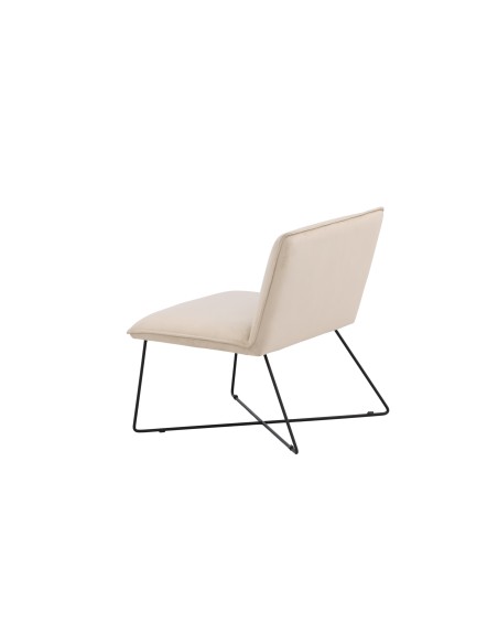 Loungestol X-lounge, 62 × 72 cm, Beige