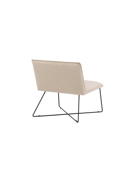 Loungestol X-lounge, 62 × 72 cm, Beige