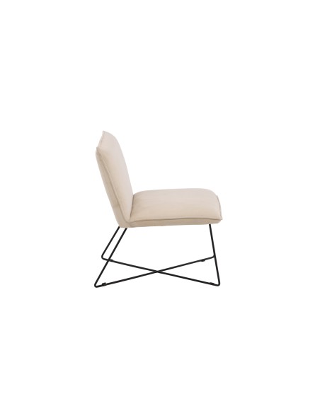 Loungestol X-lounge, 62 × 72 cm, Beige