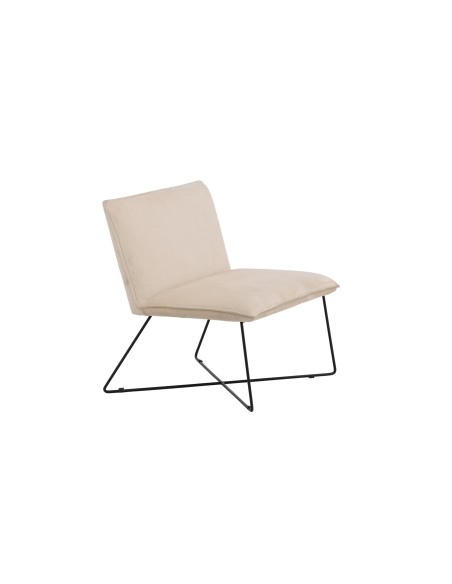 Loungestol X-lounge, 62 × 72 cm, Beige