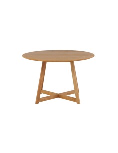 Runt matbord Yakidon, Ø120 cm, Brun