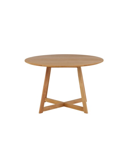 Runt matbord Yakidon, Ø120 cm, Brun