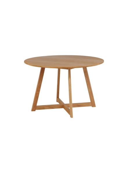 Runt matbord Yakidon, Ø120 cm, Brun