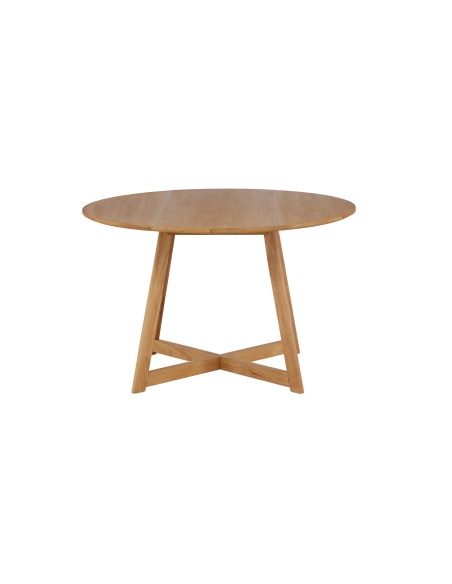 Runt matbord Yakidon, Ø120 cm, Brun