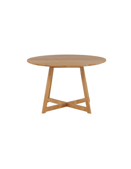 Runt matbord Yakidon, Ø120 cm, Brun