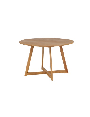 Runt matbord Yakidon, Ø120 cm, Brun
