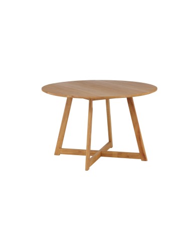 Runt matbord Yakidon, Ø120 cm, Brun