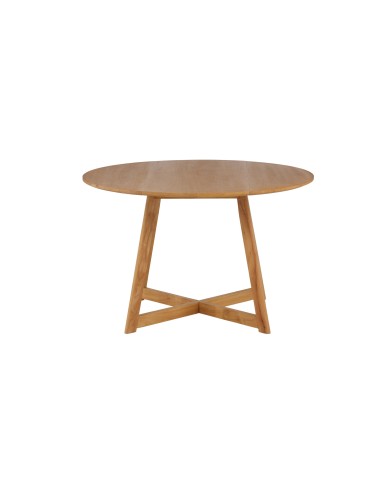 Runt matbord Yakidon, Ø120 cm, Brun