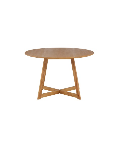 Runt matbord Yakidon, Ø120 cm, Brun