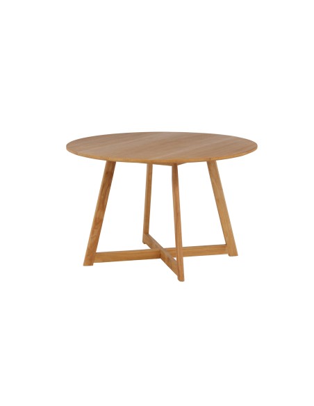 Runt matbord Yakidon, Ø120 cm, Brun