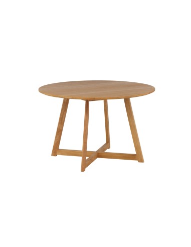 Runt matbord Yakidon, Ø120 cm, Brun