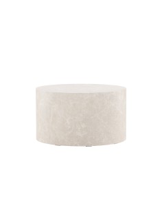 Runt soffbord York, Ø80 cm, Beige