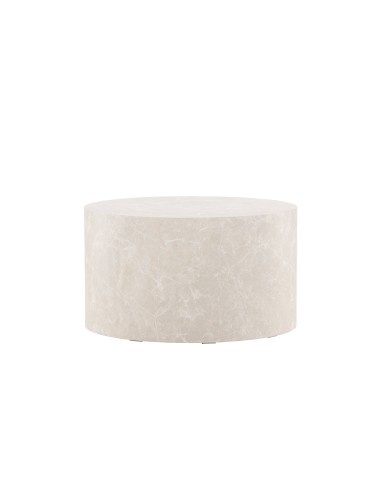 Runt soffbord York, Ø80 cm, Beige