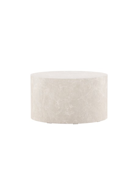 Runt soffbord York, Ø80 cm, Beige