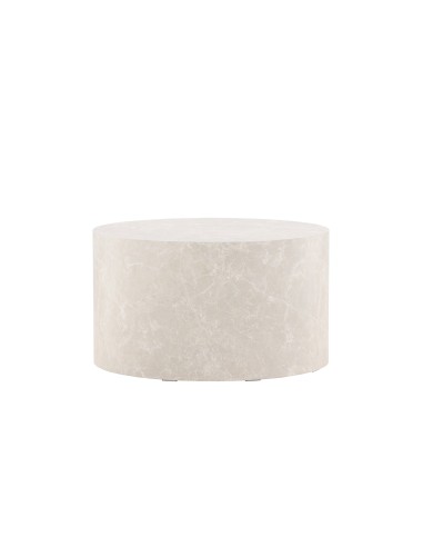 Runt soffbord York, Ø80 cm, Beige