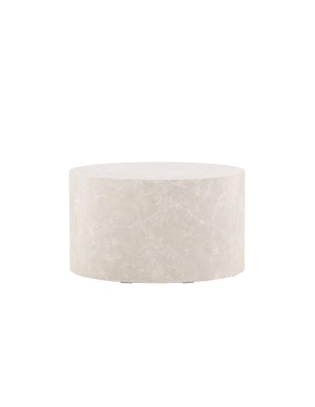 Runt soffbord York, Ø80 cm, Beige
