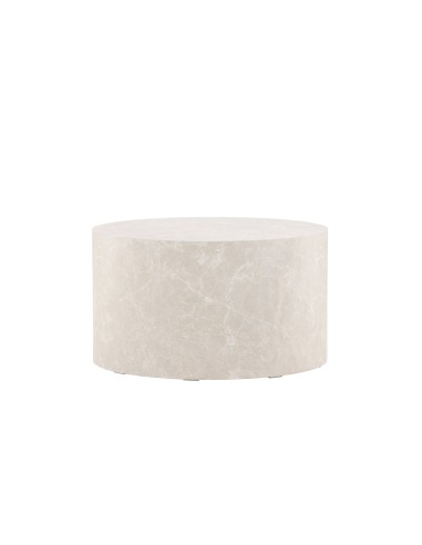 Runt soffbord York, Ø80 cm, Beige