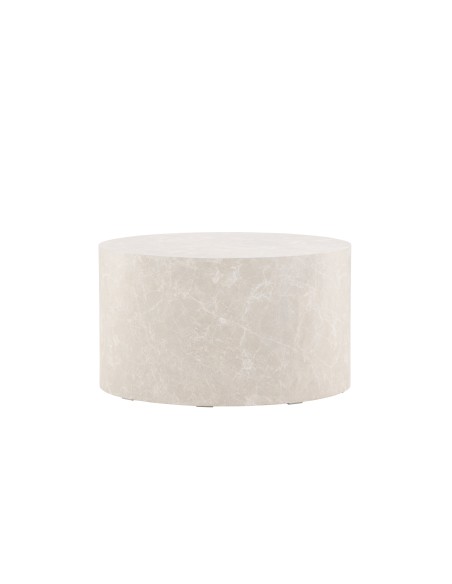 Runt soffbord York, Ø80 cm, Beige