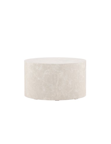 Runt soffbord York, Ø80 cm, Beige