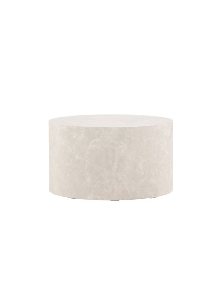 Runt soffbord York, Ø80 cm, Beige