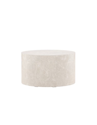 Runt soffbord York, Ø80 cm, Beige