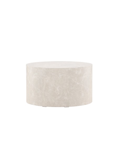 Runt soffbord York, Ø80 cm, Beige