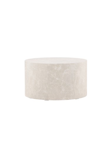 Runt soffbord York, Ø80 cm, Beige